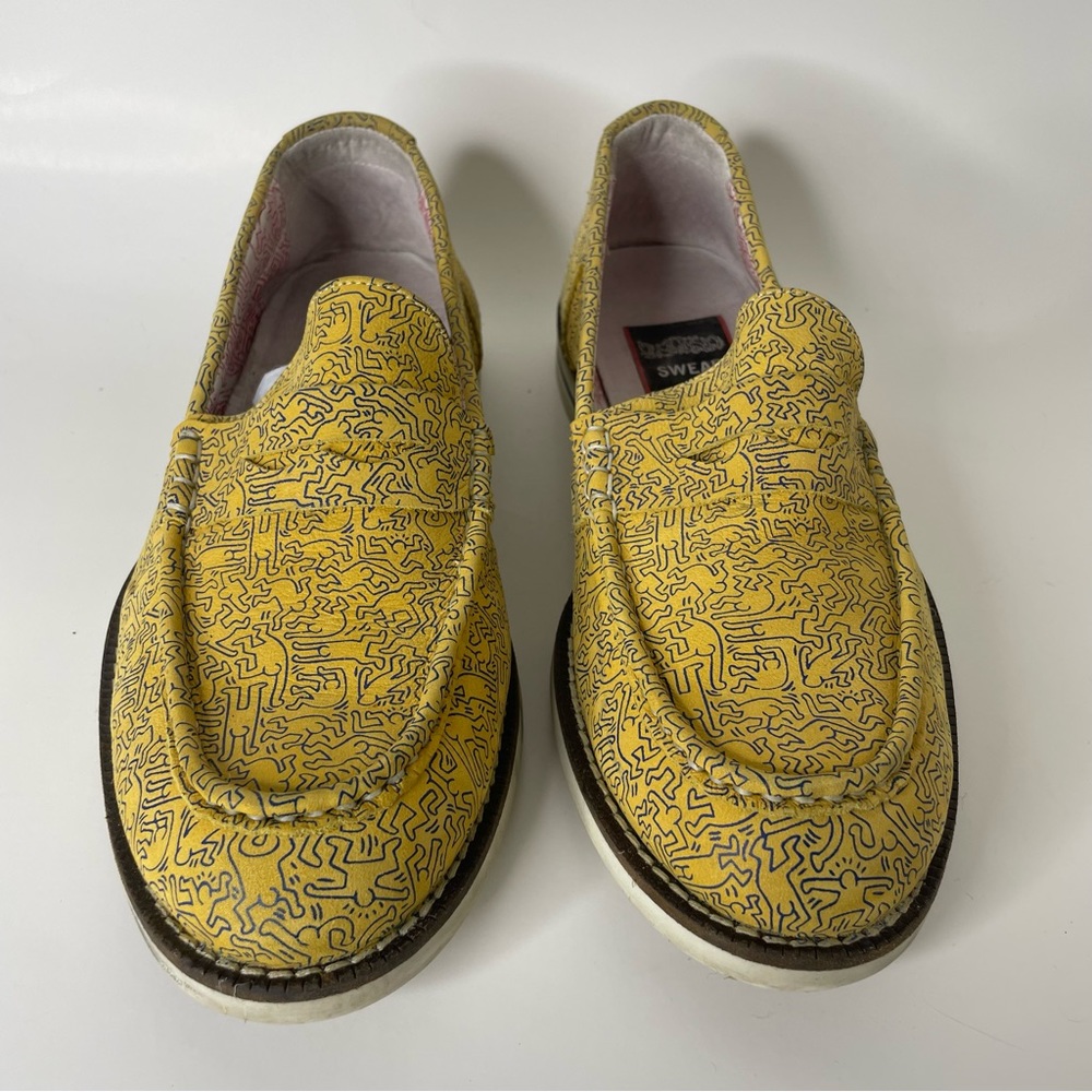 Yellow Patterned Loafers - Picture 5 of 13